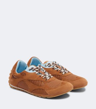 Bottega Veneta Zapatillas Orbit Flash con ante