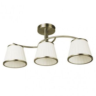 Fabrilamp Fabrilamp - L&aacute;mpara Lantanas 3xe27 Cuero Pantalla Beige