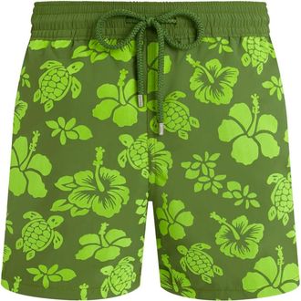 Vilebrequin Costume da bagno con vita elasticizzata - Verde