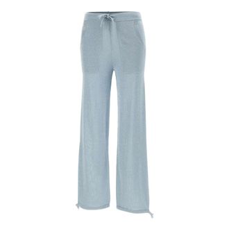 KANGRA Knitted Joggers - female - Kangra - Straight Trousers - Blue - XS - Trousers