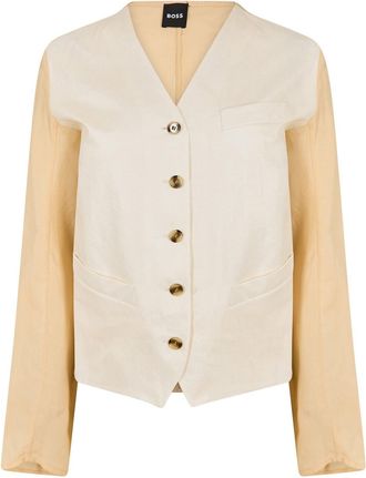 HUGO BOSS Womens Jaleo 10254816 01 in Open Yellow - Size 16 UK