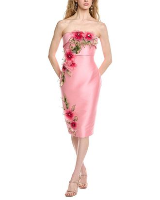 Badgley Mischka Floral Cocktail Dress