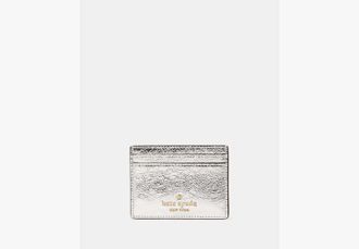 Kate Spade New York Madison Metallic Small Slim Card Holder