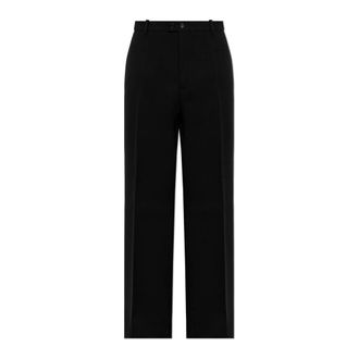 Jil Sander Pantaloni in Lana - - Trousers - Uomo - Nero - M