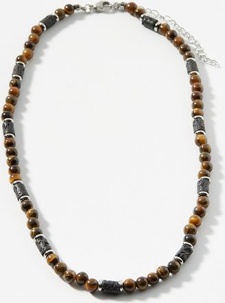 Le 31 Mens Mixed-bead necklace