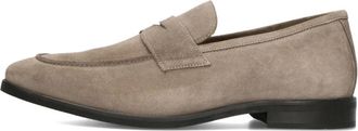 Stefano Lauran Heren Beige Su&egrave;de Loafers - Heren - Loafers - Beige - 45 EU - Su&egrave;de - Schoenen