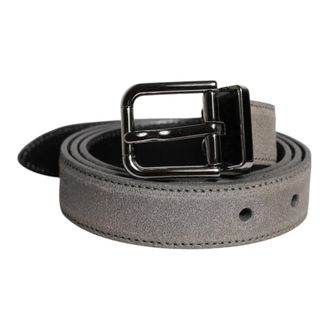 Dolce & Gabbana Belts, male, Gray, Size: ONE SIZE Gorgeous Belt