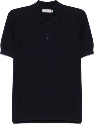 Canali Polo in maglia - Blu