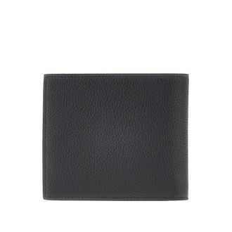 Thom Browne Grained leather bi-fold wallet Man One Size