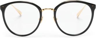 Linda Farrow Calthorpe Optisch Montuur - Dames - Brillen - Zwart - ONE Size - Accessoires