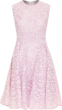 Giambattista Valli cotton blend floral macrame dress