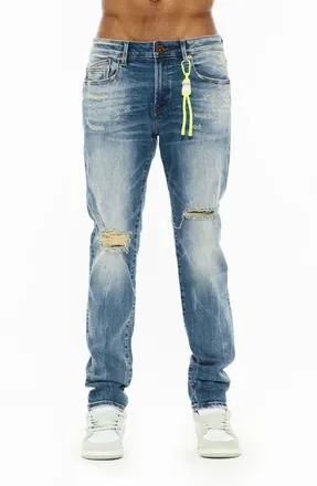 Cult of Individuality Rocker Slim Fit Straight Leg Jeans in Emory at Nordstrom, Size 32