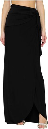 Federica Tosi Skirts - Dames - Maxi Rokken - Zwart - M - Rokken