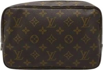 Louis Vuitton Pre-owned Clutches, female, Brown, Size: ONE SIZE Pre-owned Monogram Pouch