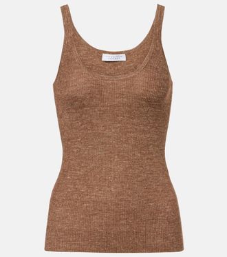 Gabriela Hearst Cinxia cashmere, silk, and hemp tank top