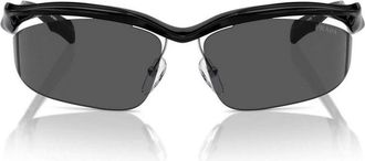 Prada Accessoires, Dames, Zwart, ONE Size, PR A25S Zonnebril