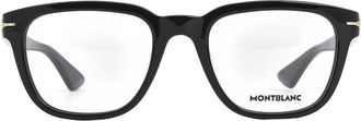 Montblanc Demo Square Mens Eyeglasses MB0305O 005 53