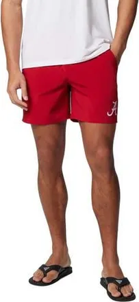 Columbia Mens Columbia Crimson Alabama Crimson Tide PFG Terminal Roamer Omni-Shade Stretch Shorts at Nordstrom, Size X-Large