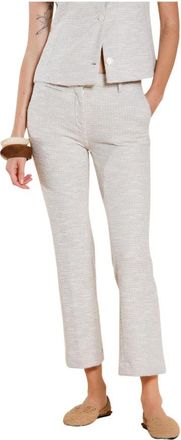 Mason's New York Trumpet Chino Broek - Dames - Wijde Broeken - Beige - M - Katoen - Broeken