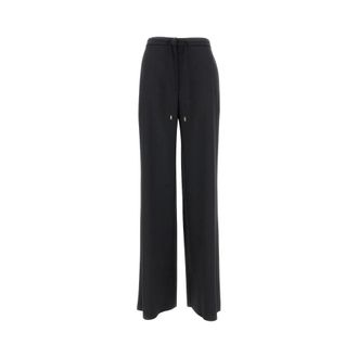Max Mara Wide Trousers, female, Black, S, Denaro Trousers