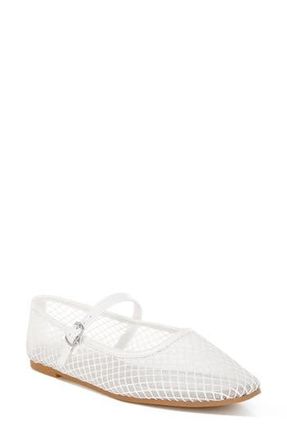 London Rag Averona Mary Jane Flat in White at Nordstrom Rack, Size 10