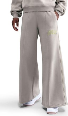 Nike Sportswear Phoenix High Waist Flare Leg Sweatpants in Grey at Nordstrom, Size X-Small