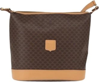 Celine Pre-owned Bucket Bags, female, Brown, Size: ONE SIZE Pre-owned Canvas Bucket Bag