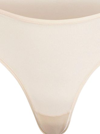 032c Minimalist Cut Thong Briefs - Beige