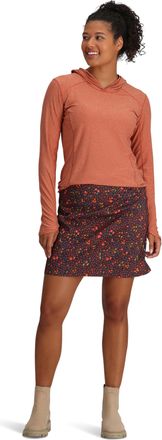 Royal Robbins Womens Discovery III Printed Skort Navy Size 8