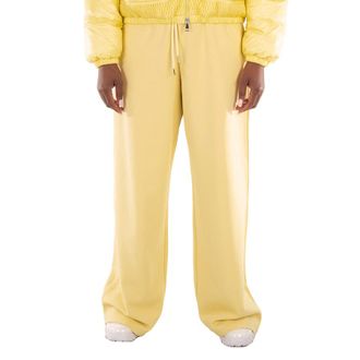 Moncler Logo Patch Wide Leg Sweatpants, Size X-Small