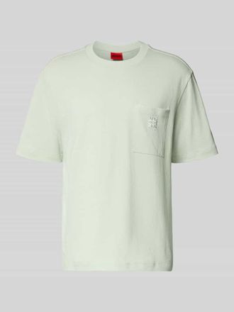 HUGO BOSS Regular Fit T-Shirt aus reiner Baumwolle Modell DARRO in Mint, Gr&ouml;&szlig;e XXL