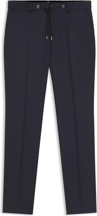 BOSS ONE Slim-fit pants in virgin-wool serge
