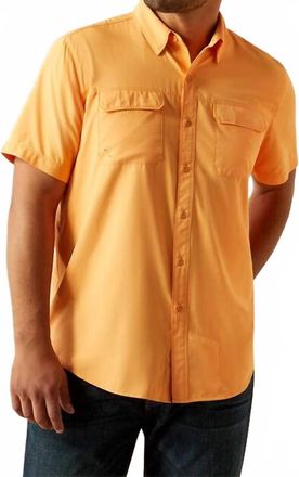 Ariat Venttek Outbound Fitted Shirt In Orange