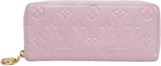 Louis Vuitton Pre-owned Leren Portemonnee - Dames - Vintage Accessoires - Roze - ONE Size - Leer - Vintage