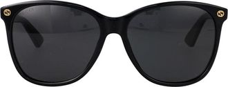 Gucci Zonnebril - Dames - Zonnebrillen - Zwart - 58 MM - Accessoires