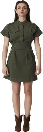 Mason's Damesjurk - Dames - Korte kleedjes - Groen - L - Kleedjes