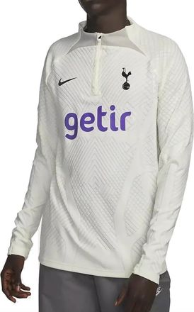 Nike Tottenham Dri-fit ADV Elite 1/4 Zip Long Sleeve Strike Drill Top Beige DN2791-133