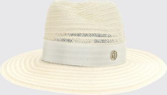 Maison Michel Cappello MAISON MICHEL Donna colore Bianco