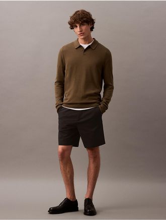 Calvin Klein Mens 7 Tech Stretch Short - Black - 29