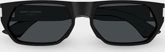 Saint Laurent Men & apos;s SL 898-001 Acetate Rectangle Sunglasses