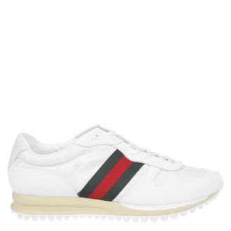 Gucci Re-Motion White GG Canvas Sneakers, Brand Size 10 ( US Size 10.5 )