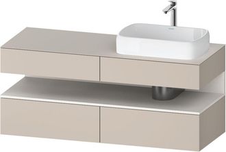 Duravit Qatego Consola Mueble Bajo Lavabo, 2 Extensiones, 2 - Duravit