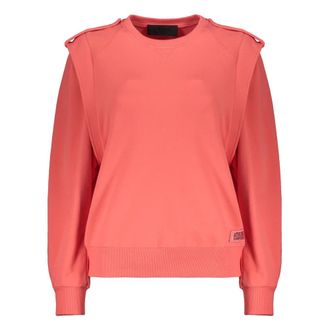 Alberta Ferretti Crew-Neck Sweatshirt - female - Alberta Ferretti - Sweatshirts - Pink - S - Sweatshirts & Hoodies