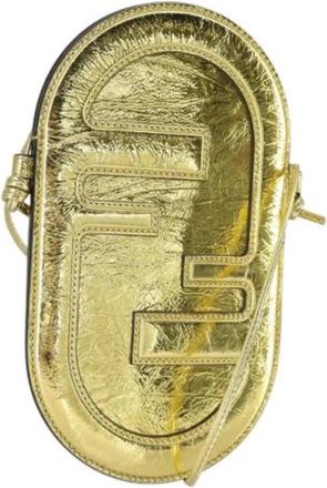 Fendi Pre-owned Leren Mini Tas - Dames - Vintage Mini Tas - Geel - ONE Size - Leer - Vintage