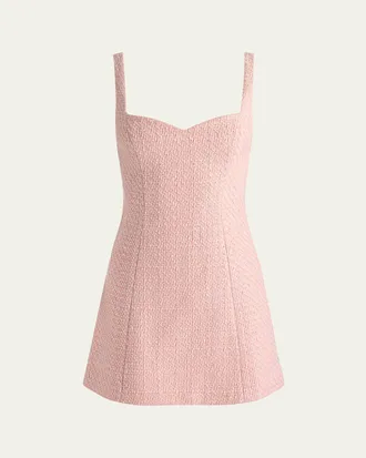 Alice & Olivia Eve Tweed Mini Dress
