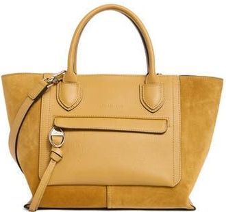 Longchamp Mailbox Medium Leather Tote in Honey at Nordstrom Rack