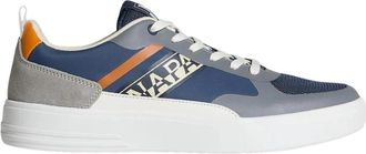 Napapijri Lichtgewicht Bark Mesh Sneaker Grijs Polyester/Synthetisch Leer - Heren - Sneakers - Veelkleurig - 41 EU - Leer - Schoenen