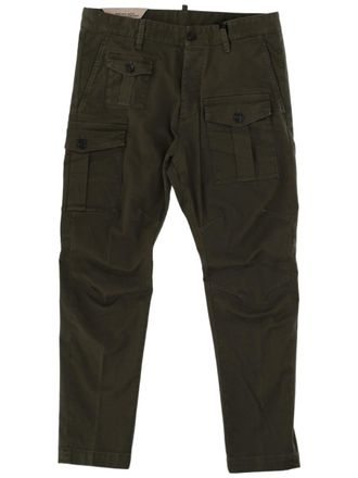 Dsquared2 Cargo Pants with Multiple Flap Pockets and Comfortable Fit