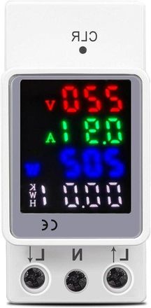 OEM Medidor De Consumo De Energ&iacute;a - Monitor De Energ&iacute;a - Mide Potencia - Funci&oacute;n 4 En 1 - Ca 160-275v - Negro