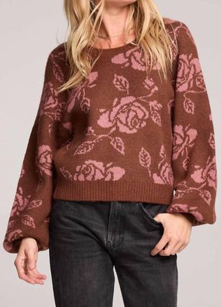 Saltwater Luxe Womens Noele Sweater In Brown